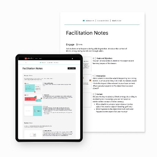 LEGO® Education Science Kit 3-5 - Facilitation Notes
