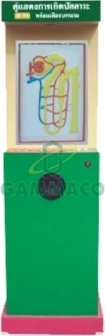 ตู้แสดงการเกิดปัสสาวะพร้อมเสียงบรรยาย