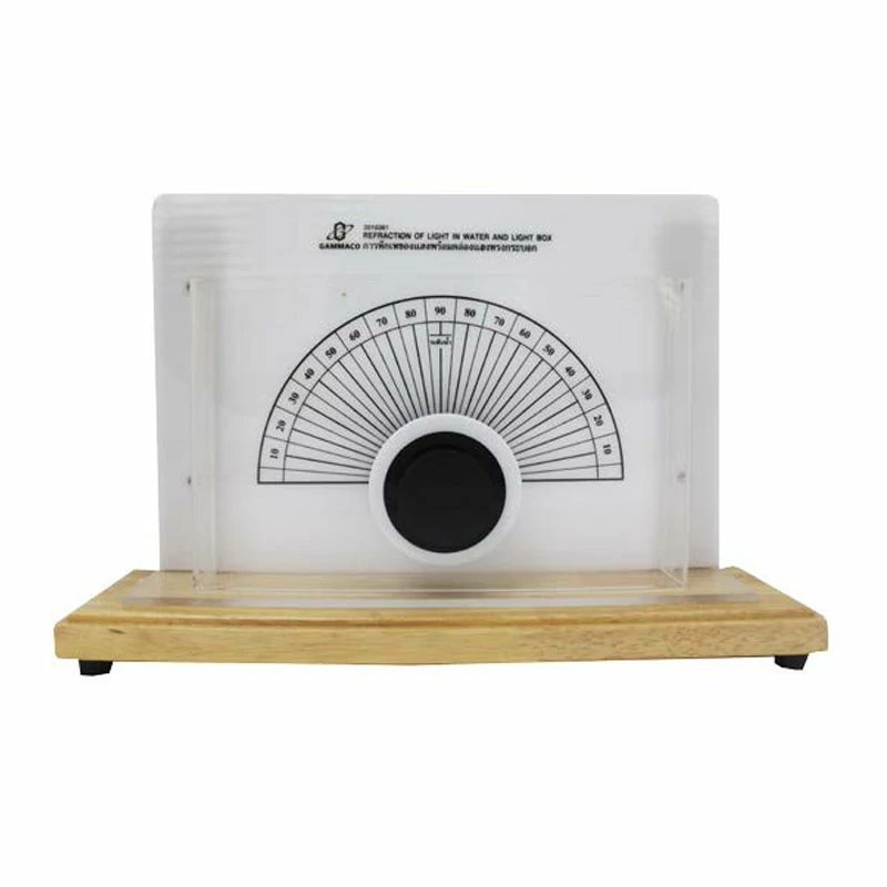 Refraction of light in water and Light box