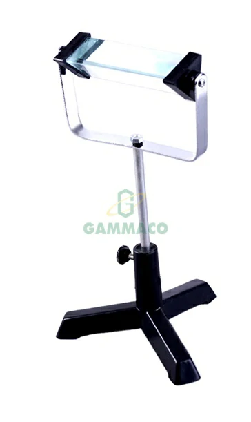 Glass Prism with metal stand