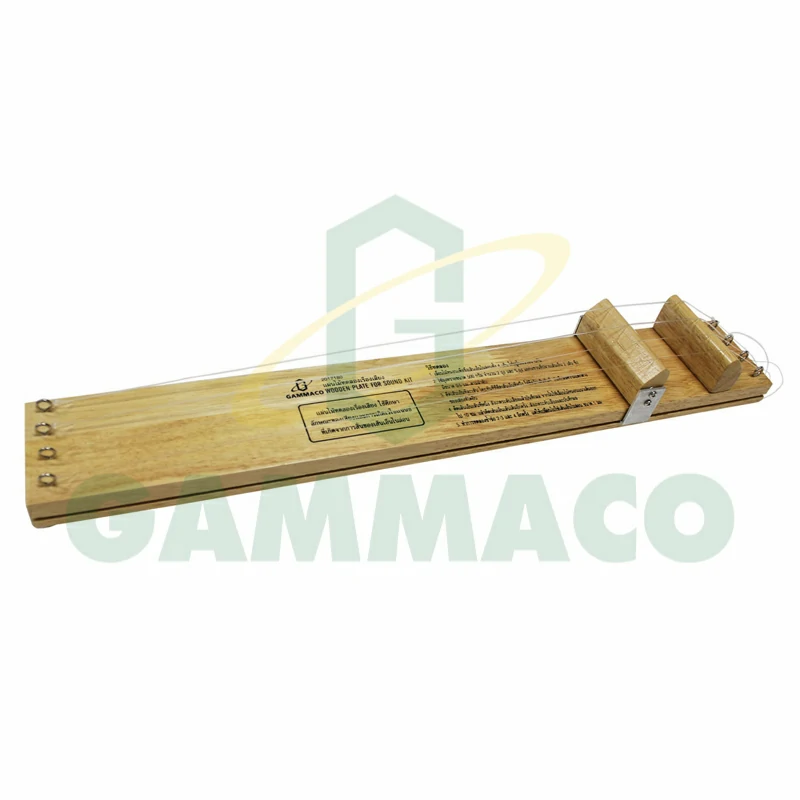 แผ่นไม้ทดลองเรื่องเสียง