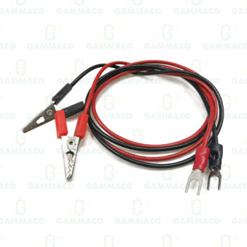 สายไฟ AWG18 ยาว50ซม. พร้อมคลิปปากจระเข้และครึ่งวงกลม