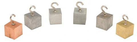 Mass Cubes 20 mm with Hook, Set of 6 