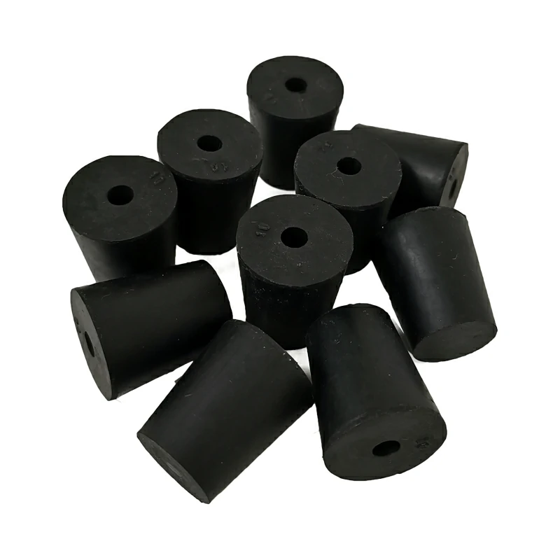  Rubber Stopper No.10, 1 hole (10 pcs./set)