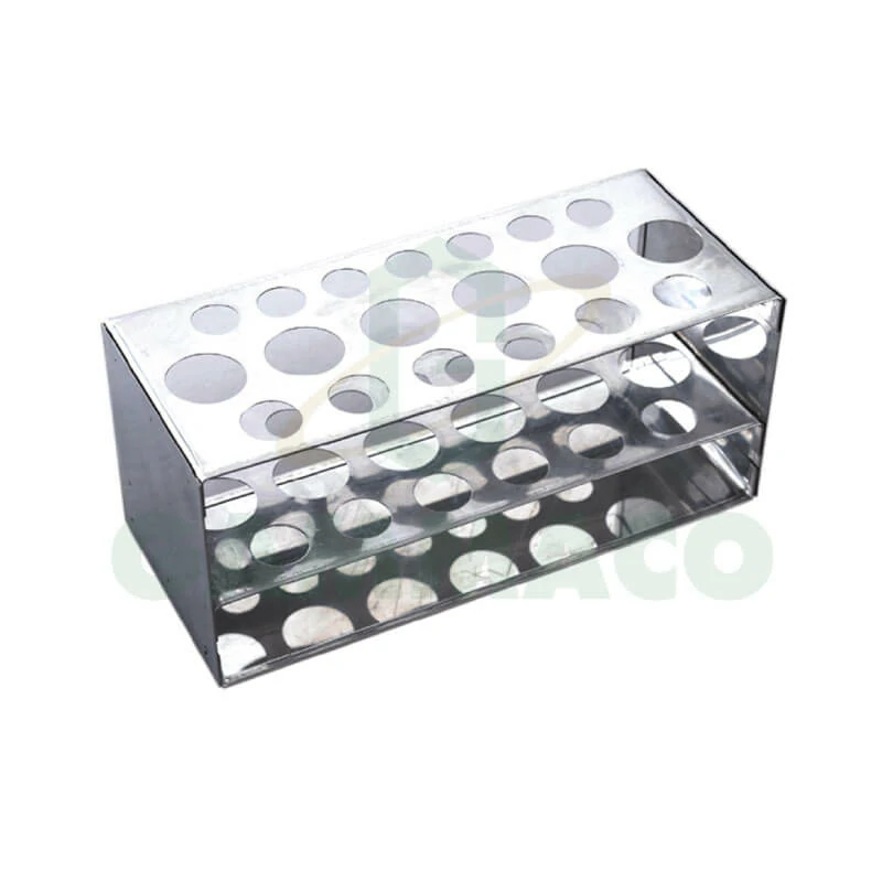 ที่ตั้งหลอดทดลองสแตนเลส