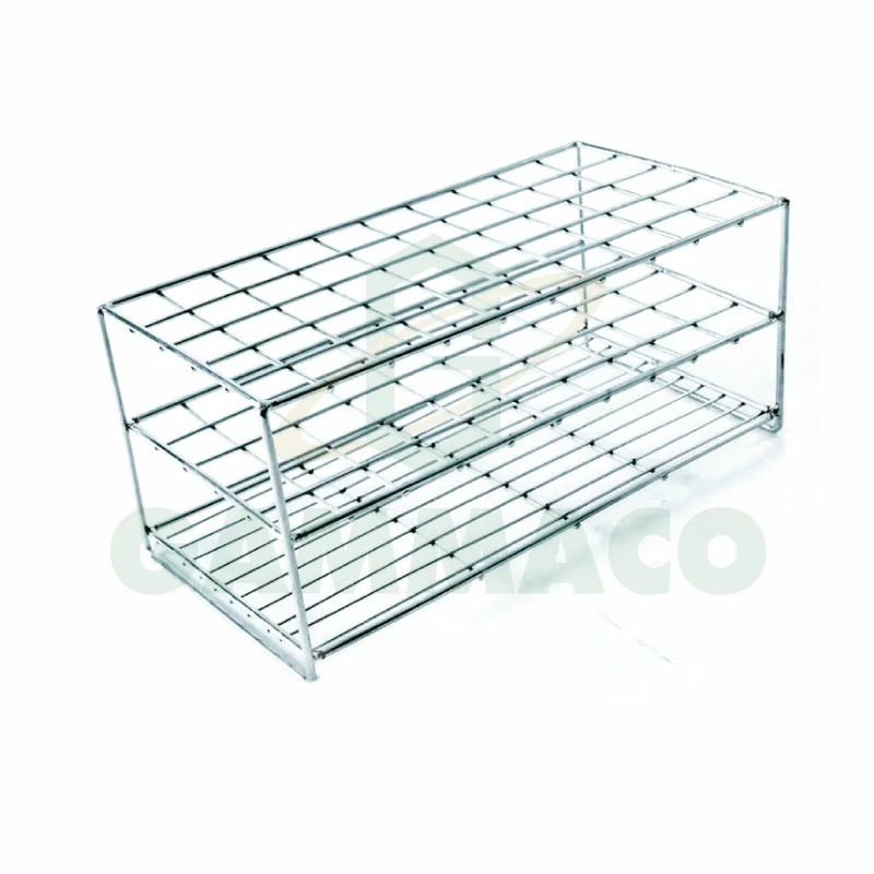 ที่ตั้งหลอดทดลองสแตนเลส 4x10 ช่อง ศก. 20 มม.