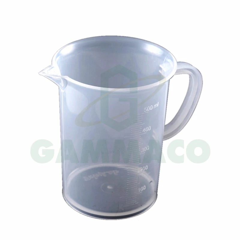 Beaker with handle (PP) 250 ml.
