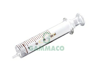 หลอดฉีดยาแก้ว 20 ซีซี