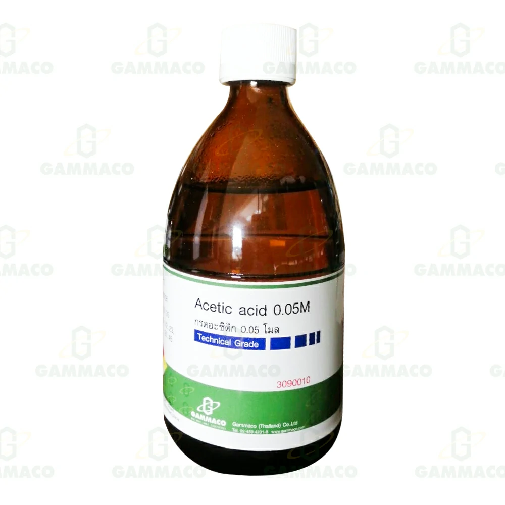 CH<sub>3</sub>COOH กรดอะซิติก 0.05 โมล 450 cc.