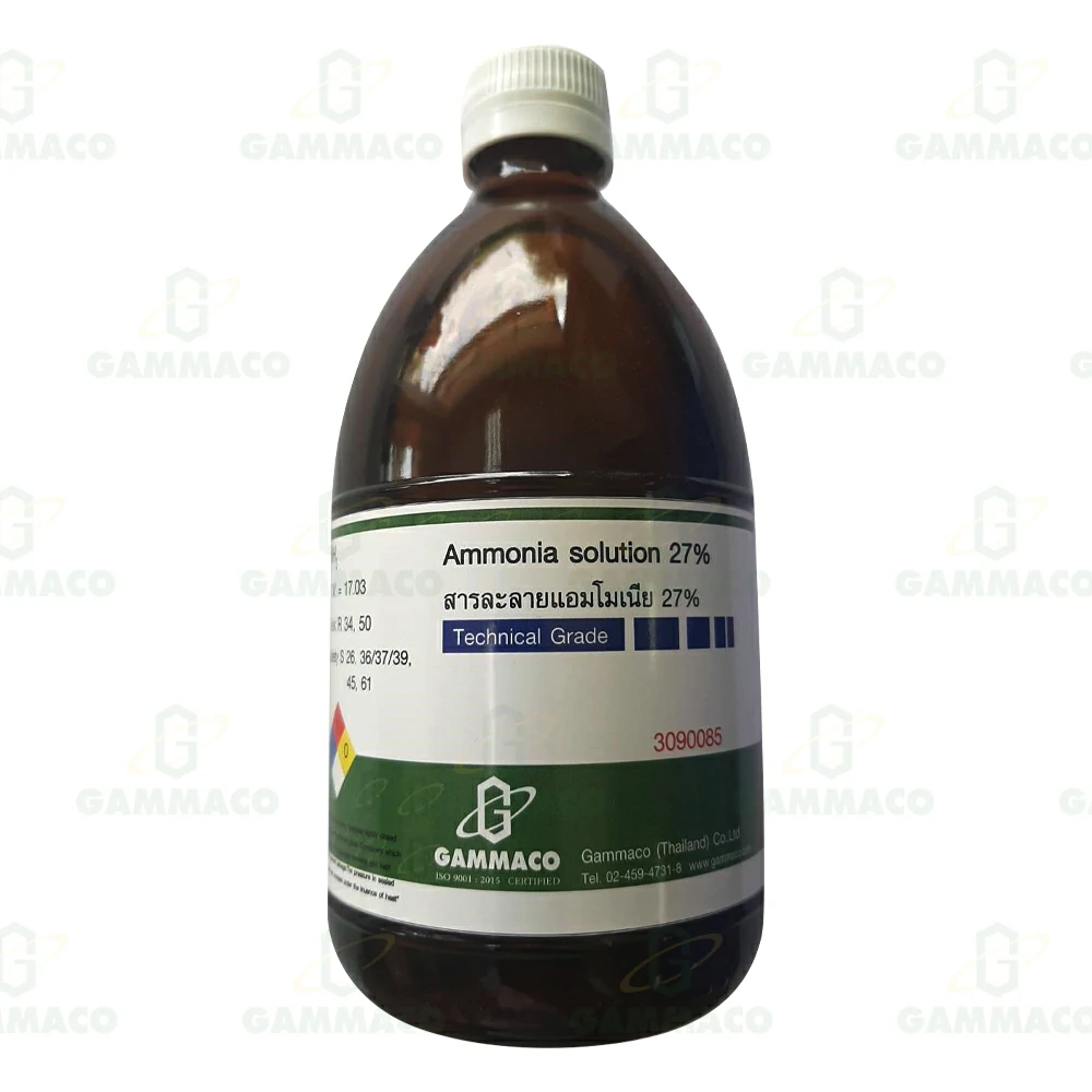 NH<sub>3</sub> สารละลายแอมโมเนีย 27% 450 cc.