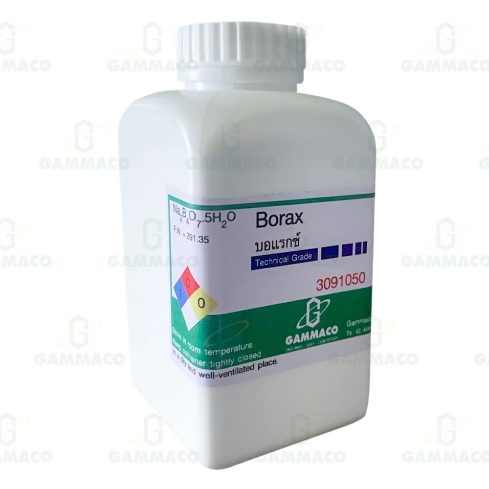 Na<sub>2</sub>B<sub>4</sub>O<sub>7</sub> บอแร็กซ์ 450 g.