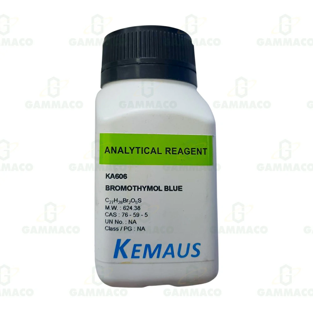 C<sub>27</sub>H<sub>28</sub>Br<sub>2</sub>O<sub>5</sub>S โบรโมไทมอลบลู (ผง) 5 g.