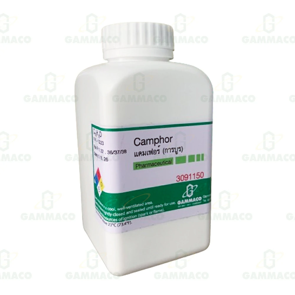 C<sub>10</sub>H<sub>16</sub>O แคมเฟอร์  (การบูร) 250 g.