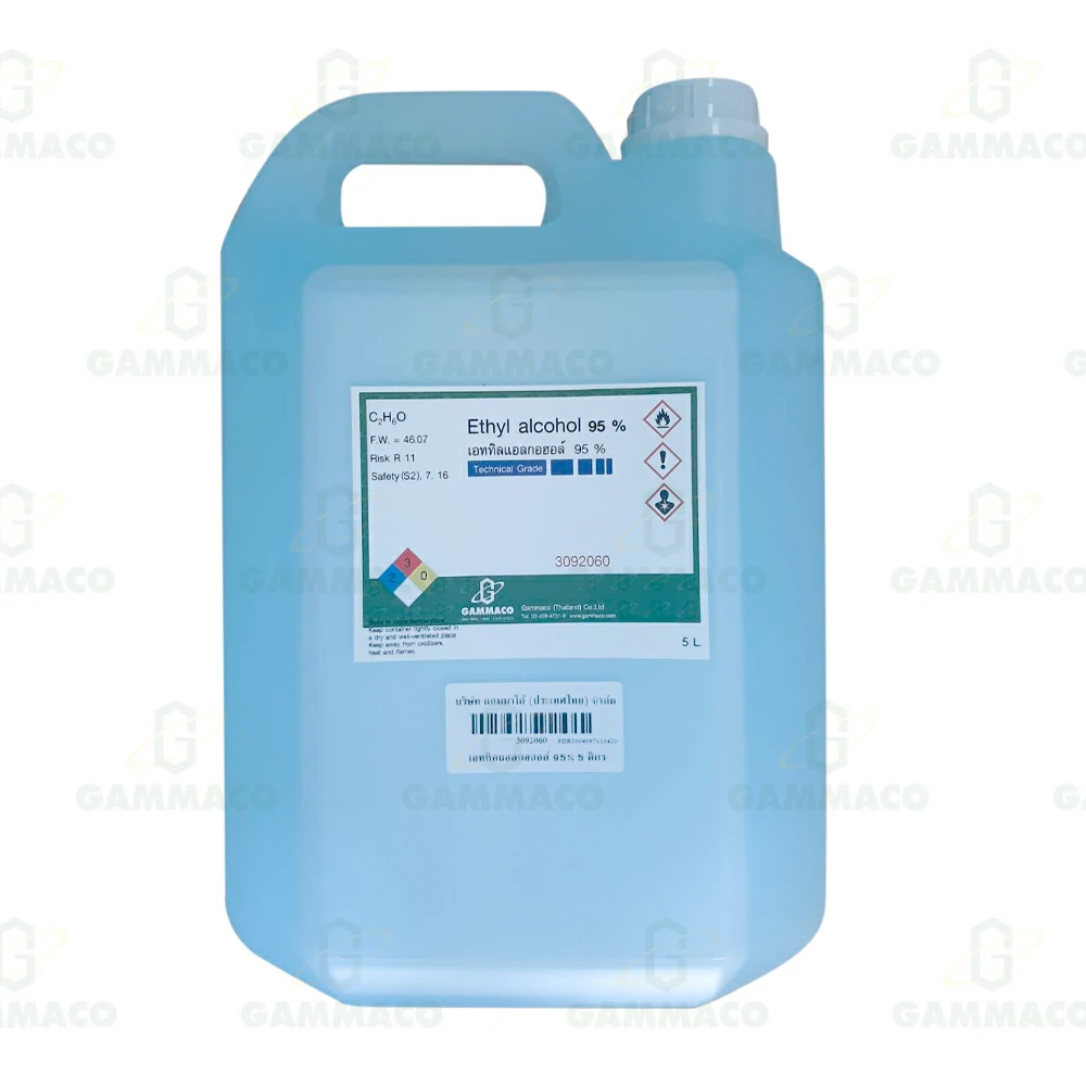 เอททิลแอลกอฮอล์ 95% (เอทานอล) 5 ลิตร