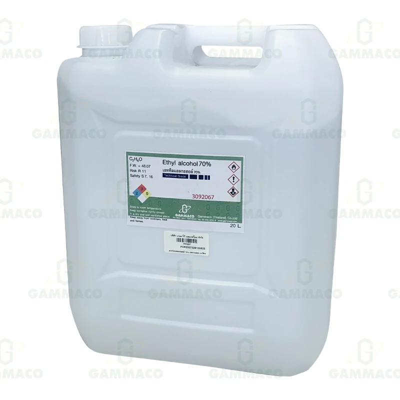 เอททิลแอลกอฮอล์ 70% (เอทานอล) 20 ลิตร