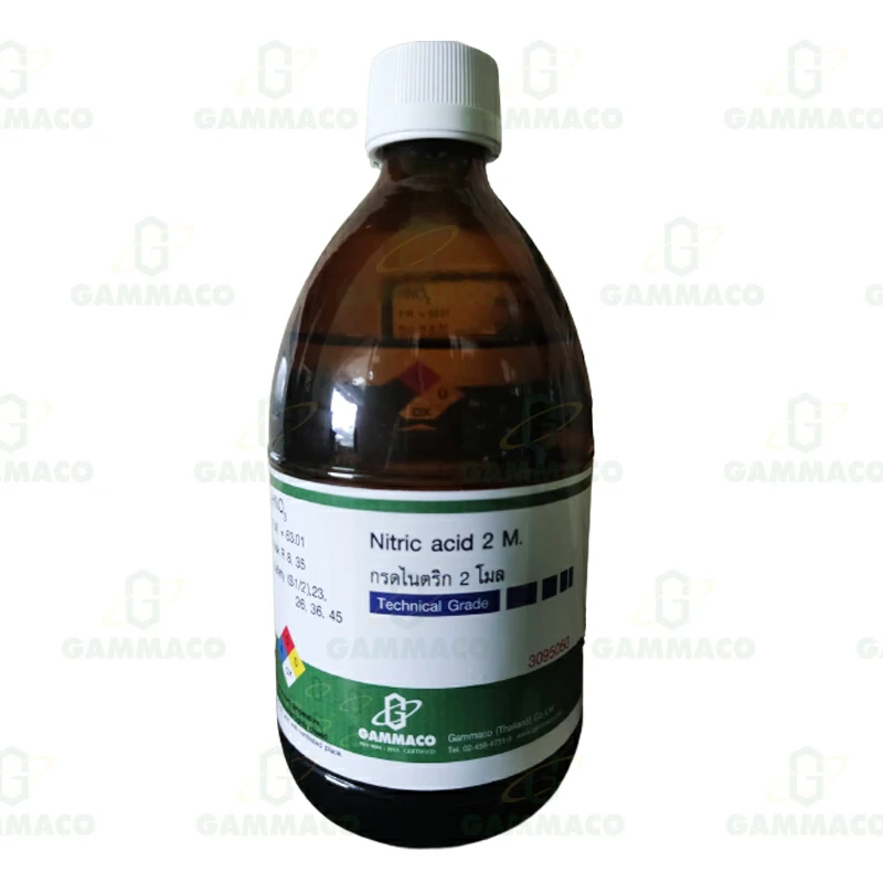 HNO<sub>3</sub> กรดไนตริก 2 โมล 450 cc.