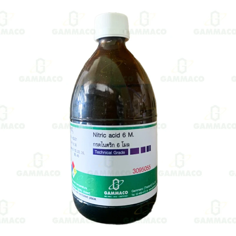 HNO<sub>3</sub> กรดไนตริก 6 โมล 450 cc.