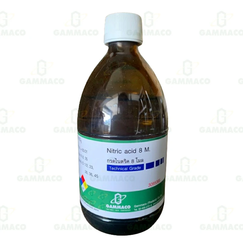 HNO<sub>3</sub> กรดไนตริก 8 โมล 450 cc.