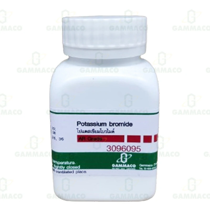 KBr โพแทสเซียมโบรไมด์ 100 g. (AR)