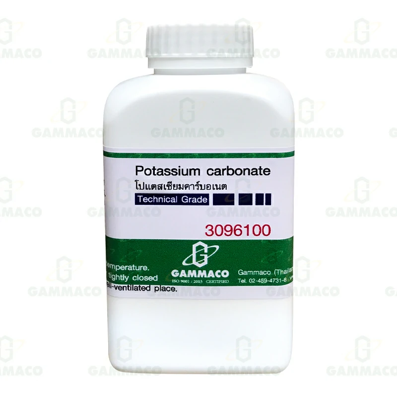 K<sub>2</sub>CO<sub>3</sub> โพแทสเซียมคาร์บอเนต 450 g.