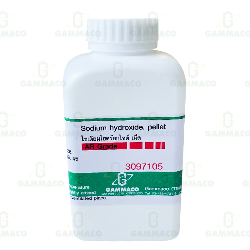 NaOH โซเดียมไฮดรอกไซด์ เม็ด 350 g.
