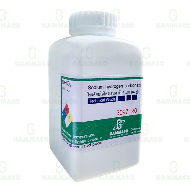 NaHCO<sub>3</sub> โซเดียมไฮโดรเจนคาร์บอเนต 450 g.