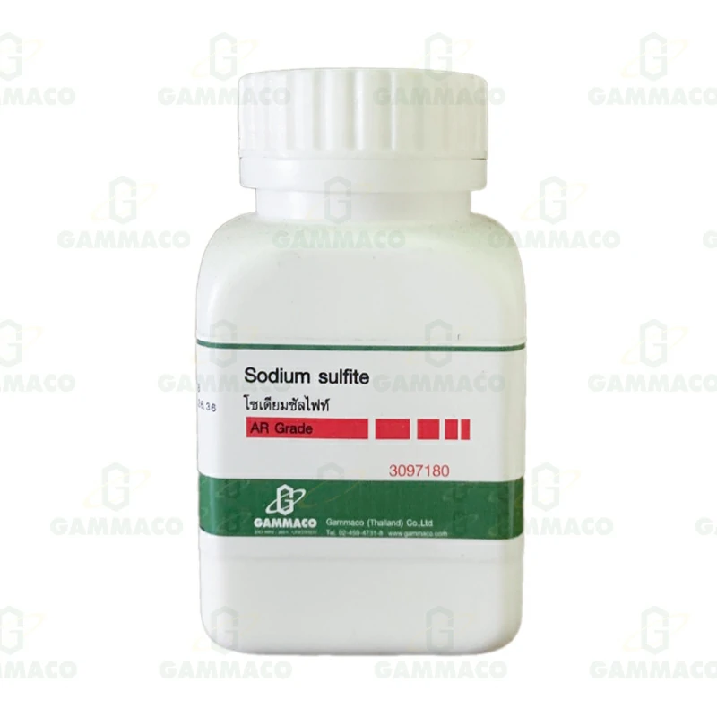 Na<sub>2</sub>SO<sub>3</sub> โซเดียมซัลไฟต์ 100 g.