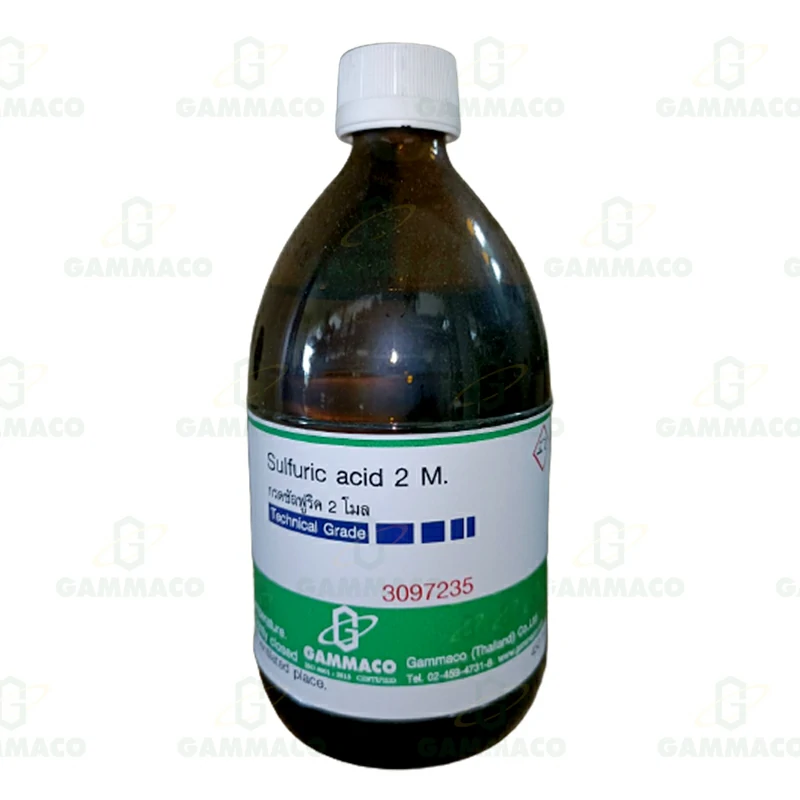 H<sub>2</sub>SO<sub>4</sub> กรดซัลฟูริก 2 โมล 450 cc.