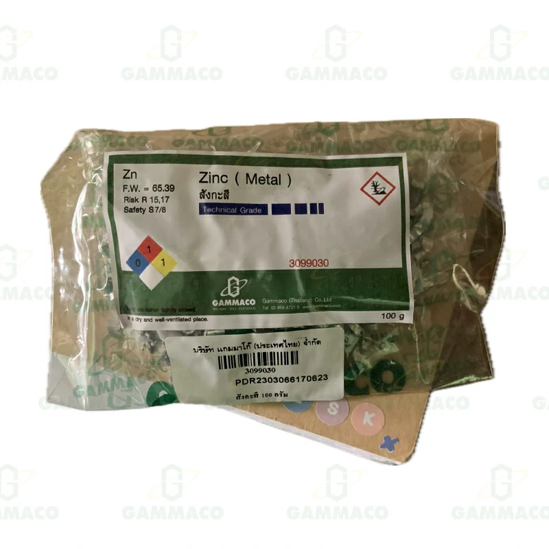 Zn สังกะสี 100 g.