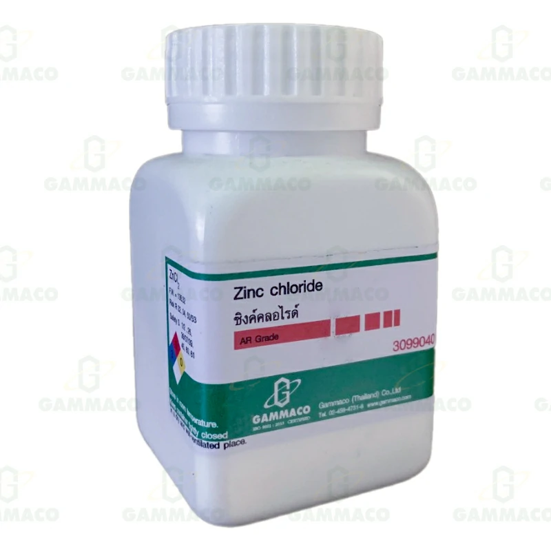 ZnCl<sub>2</sub> ซิงค์(II)คลอไรด์ 100 g.