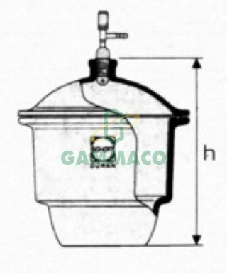 เดซิเคเตอร์พร้อมเพลท 250 มม.