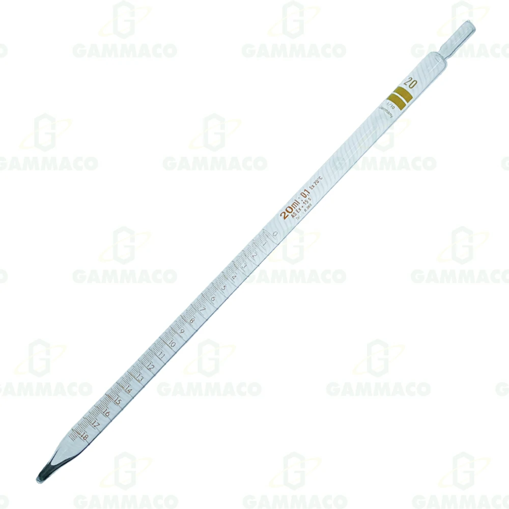 ปิเปตแบบมีขีด 20 ซีซี 