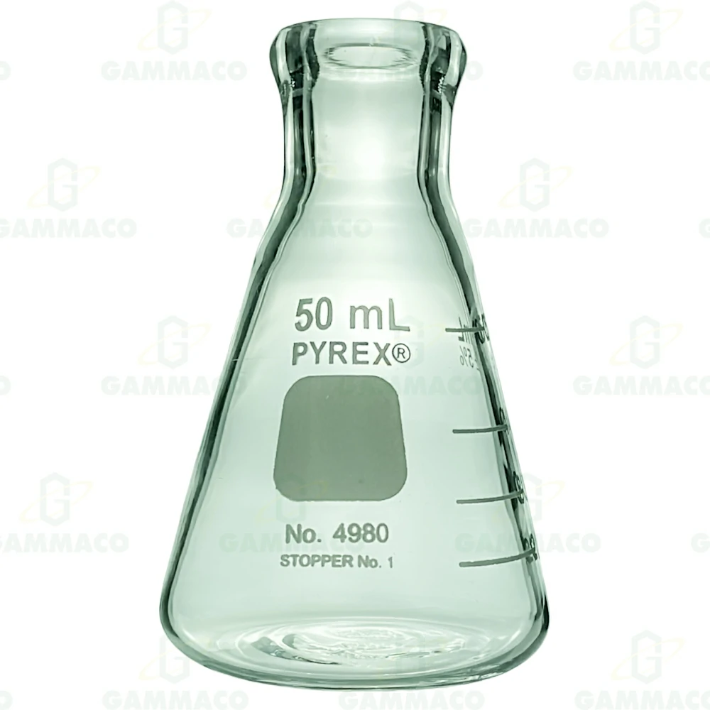 ขวดรูปชมพู่ 50 ซีซี (Pyrex) 