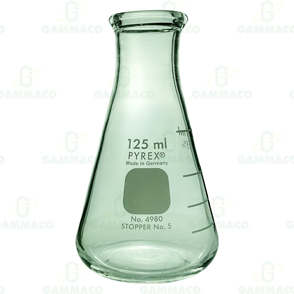 ขวดรูปชมพู่ 125 ซีซี(Pyrex) 