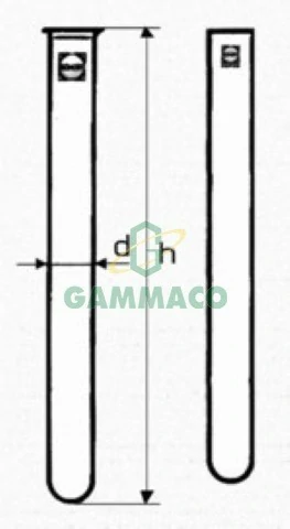 หลอดทดลองขนาดเล็ก (ทนไฟ) 12x100 มม.  2613111