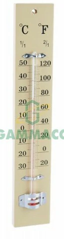 เทอร์โมมิเตอร์แบบแขวนผนัง ติดบนแผ่นไม้ (-30 ถึง 50 ํC)