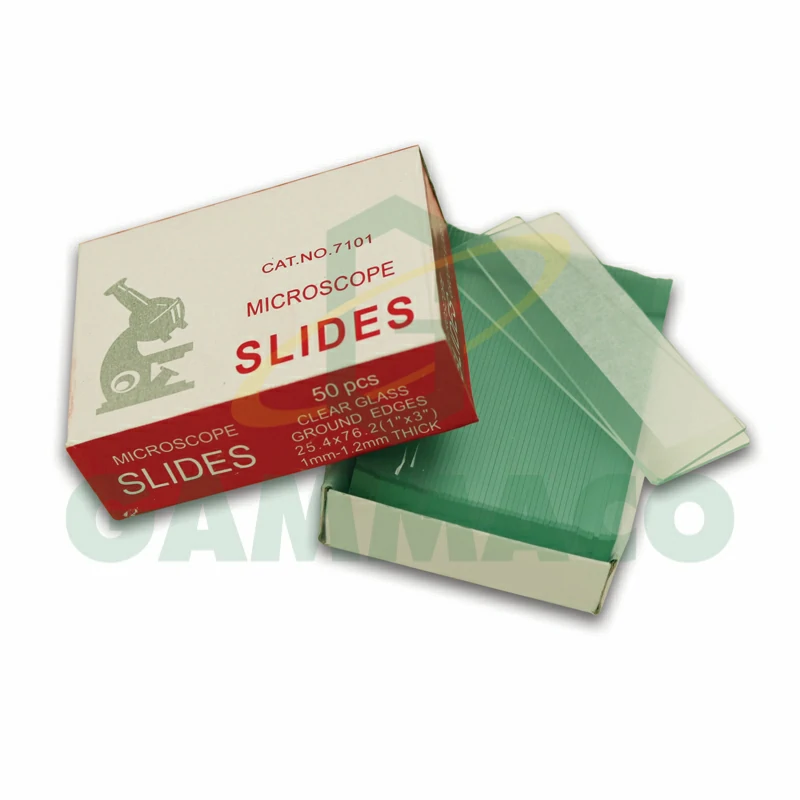 Microscope slide 1x3 inch(50 Plates/Set)