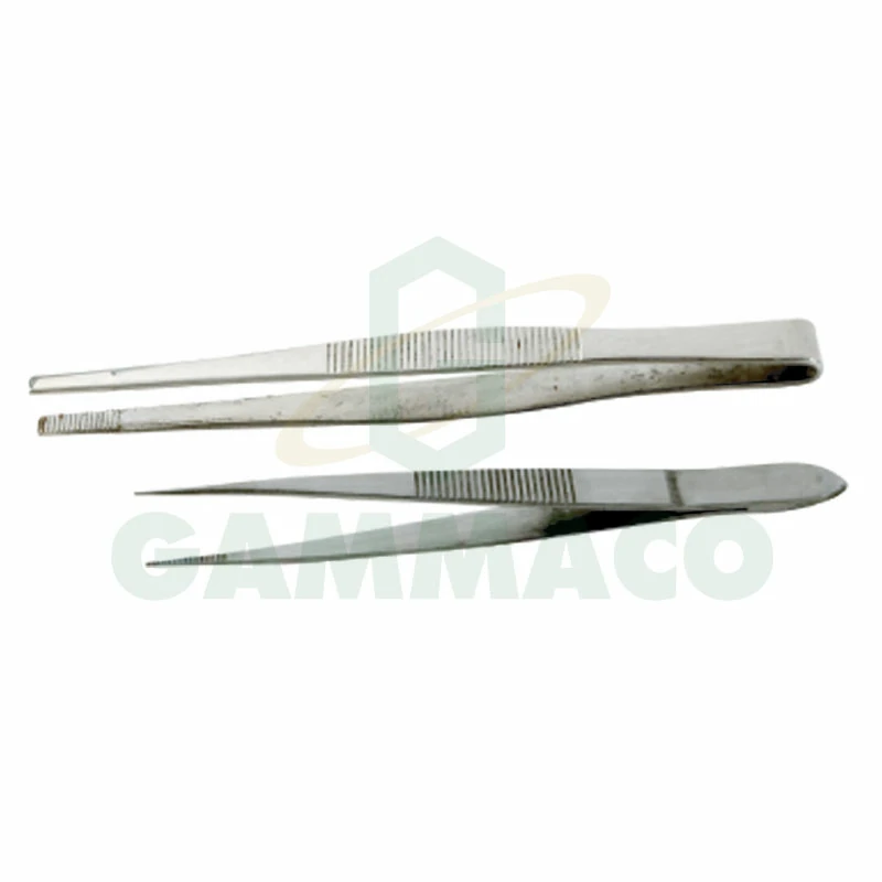 Stainless Dissecting Forceps Sharp points 11 cm.