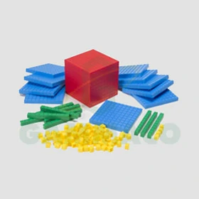 ชุดแสดงจำนวน (หน่วย สิบ ร้อย พัน) 4 สี