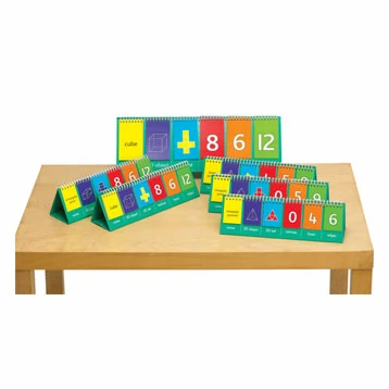 แผ่นพับแสดงจำนวน  ขนาด 9x31 ซม.สำหรับนักเรียน