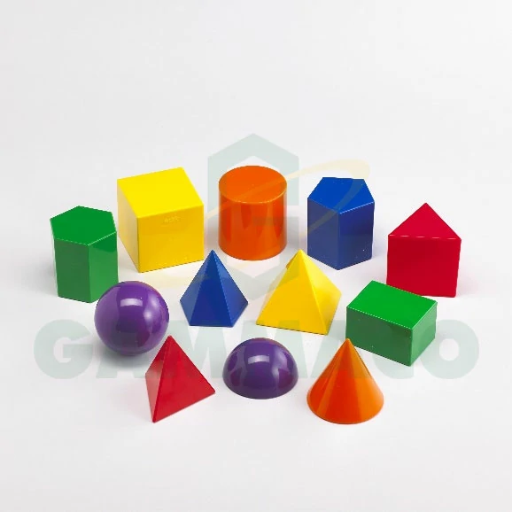 ทรงตันรูปเรขาคณิตสามมิติ (12 ชิ้น)