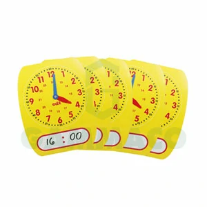 นาฬิกาจำลอง ชนิดเขียนตัวเลขและลบได้