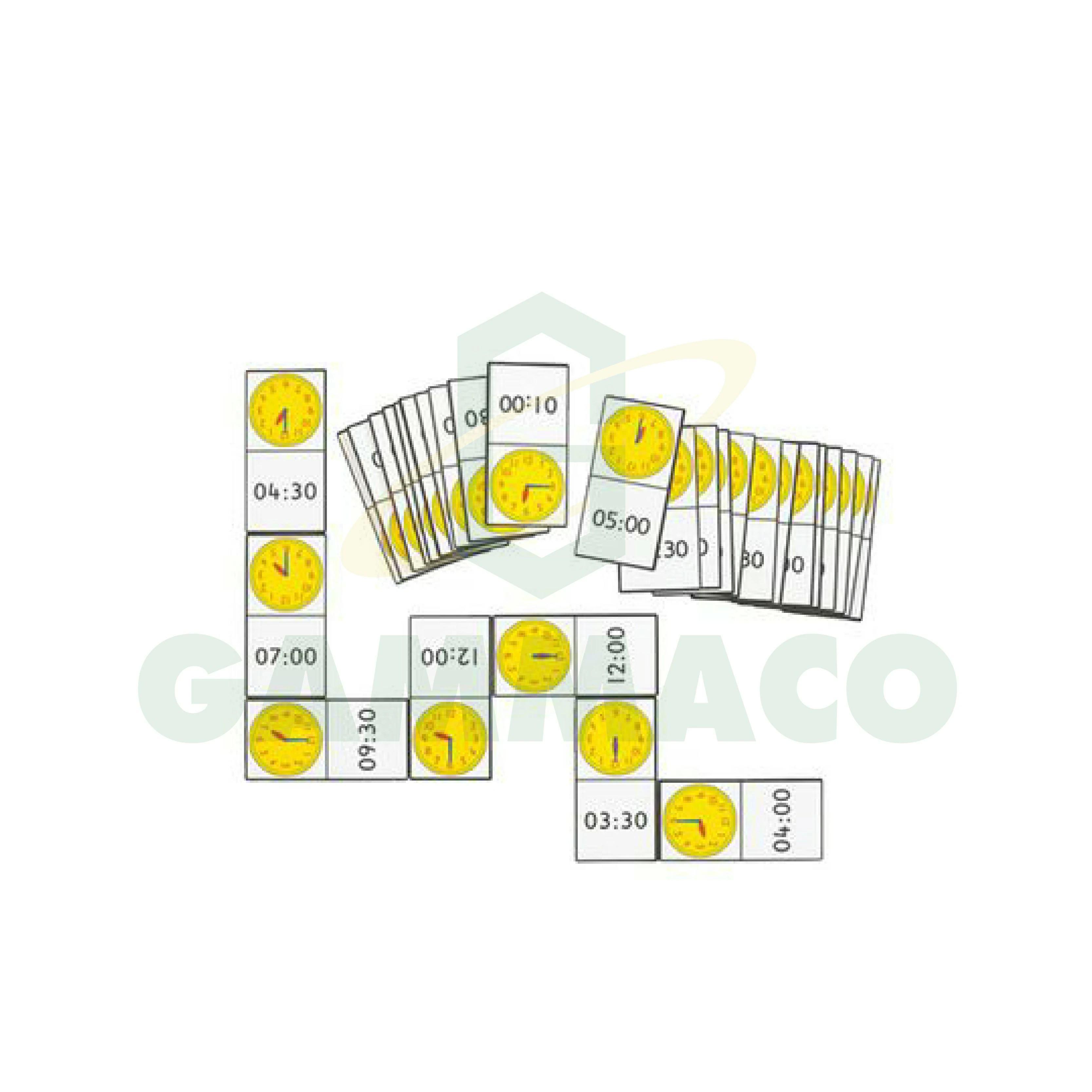 ชุดโดมิโนเรียนรู้เรื่องเวลา