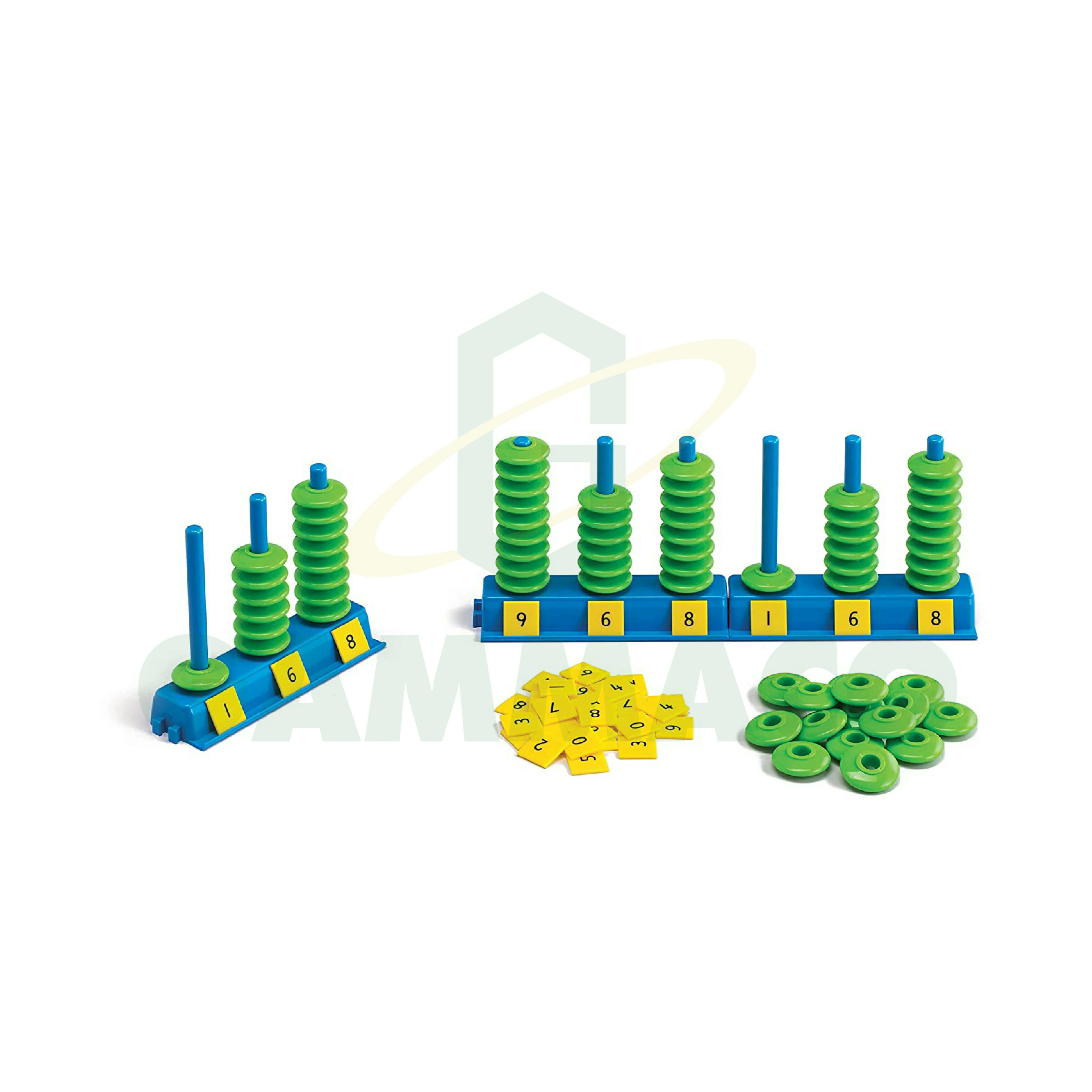 หลักลูกคิดแสดงจำนวน (3 หลัก และ 5 หลัก)