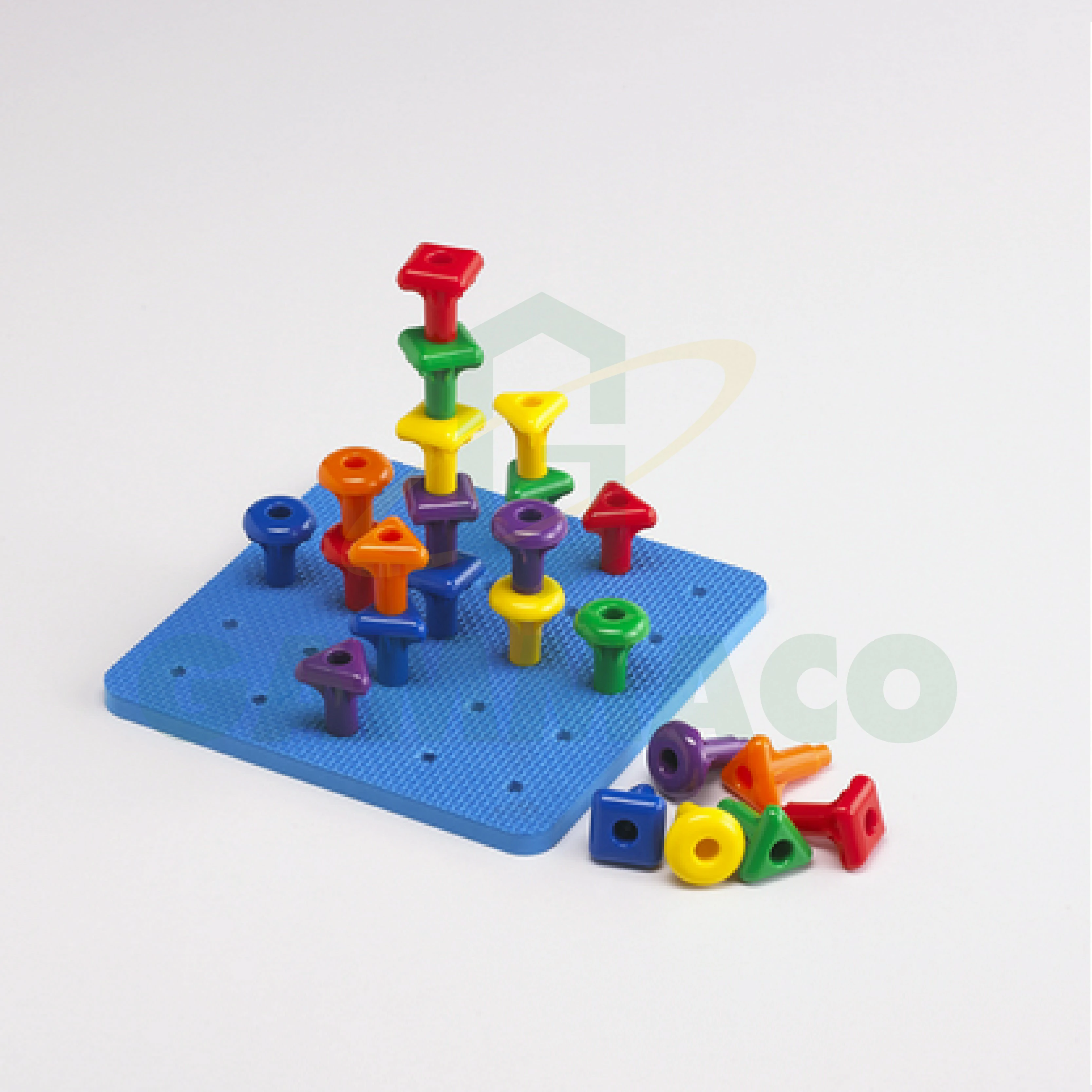 ชุดหมุดยักษ์แสดงจำนวน