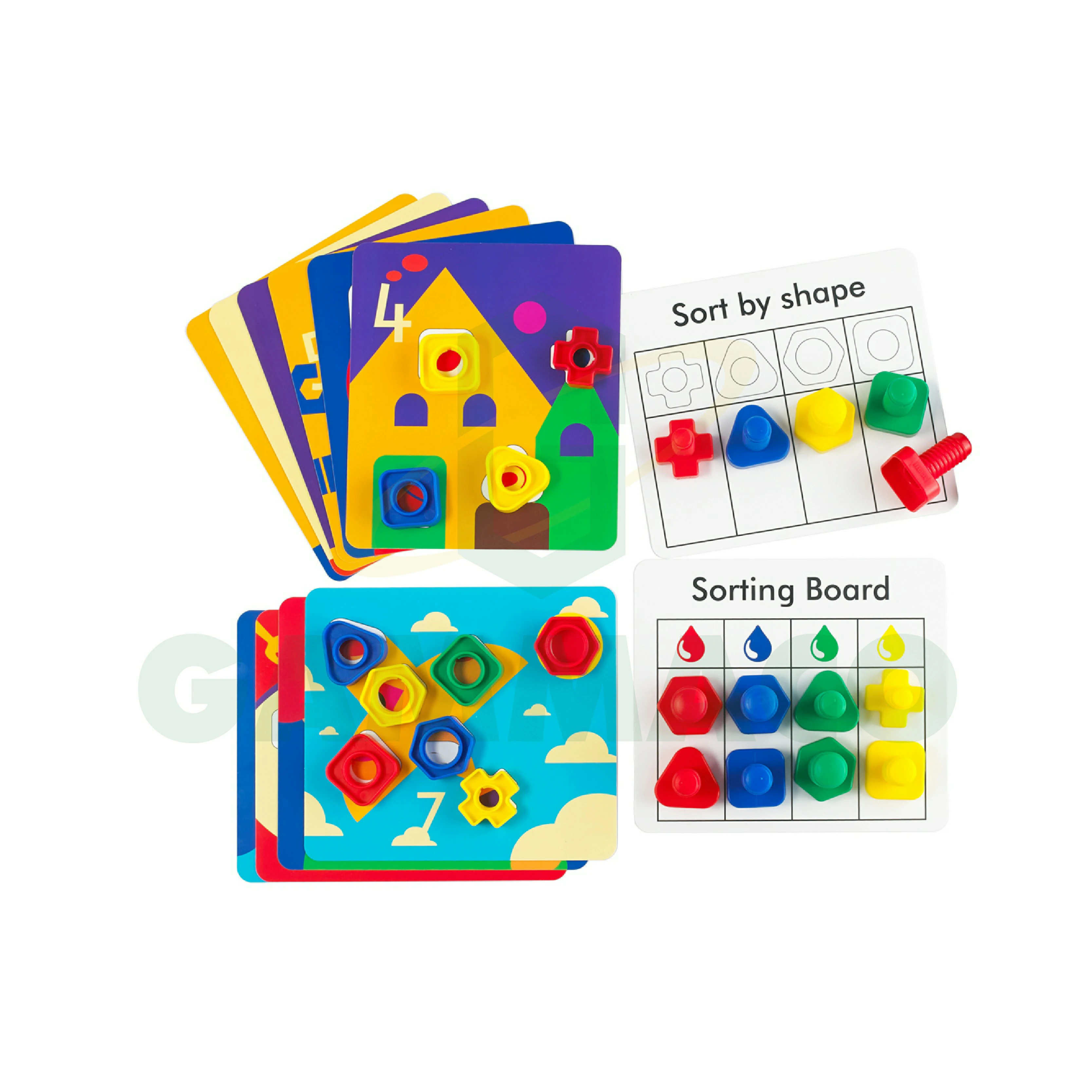 ชุดกิจกรรมน็อตหลากสี