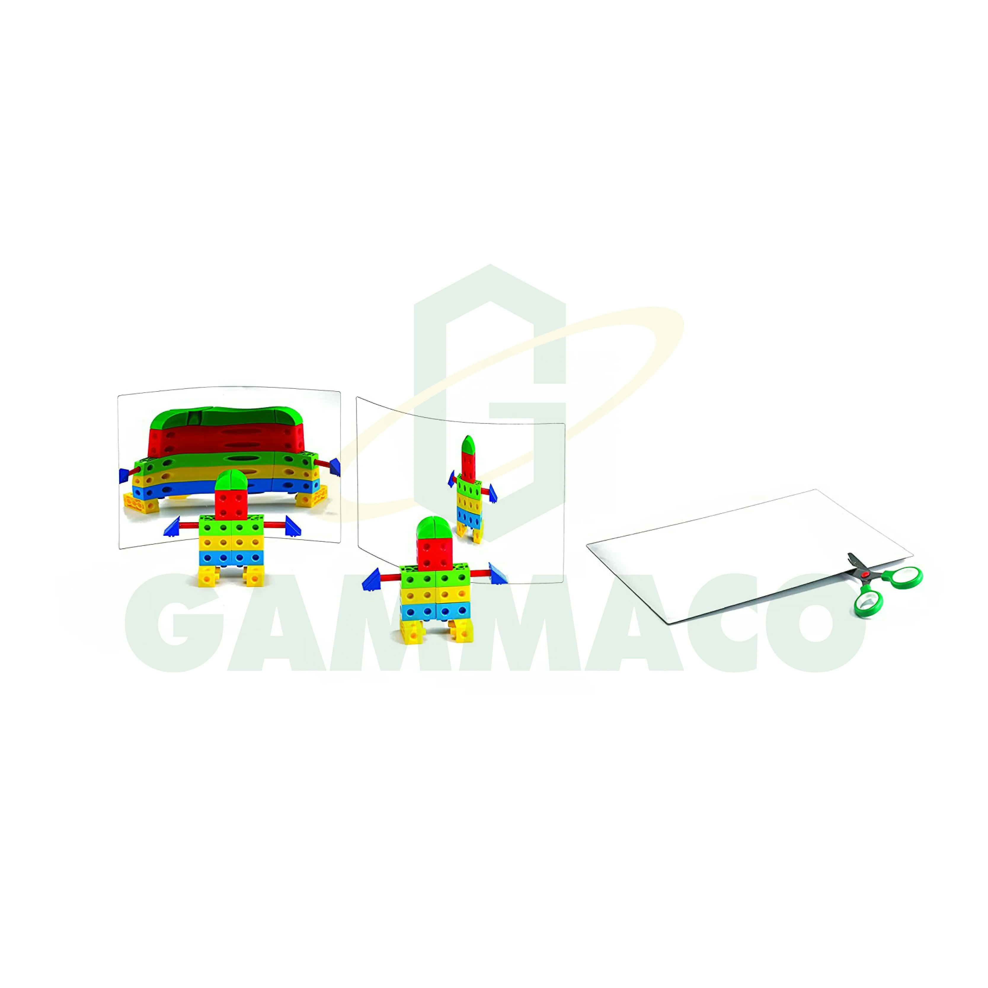 แผ่นสะท้อนแบบโค้งได้ (3 ชิ้น)