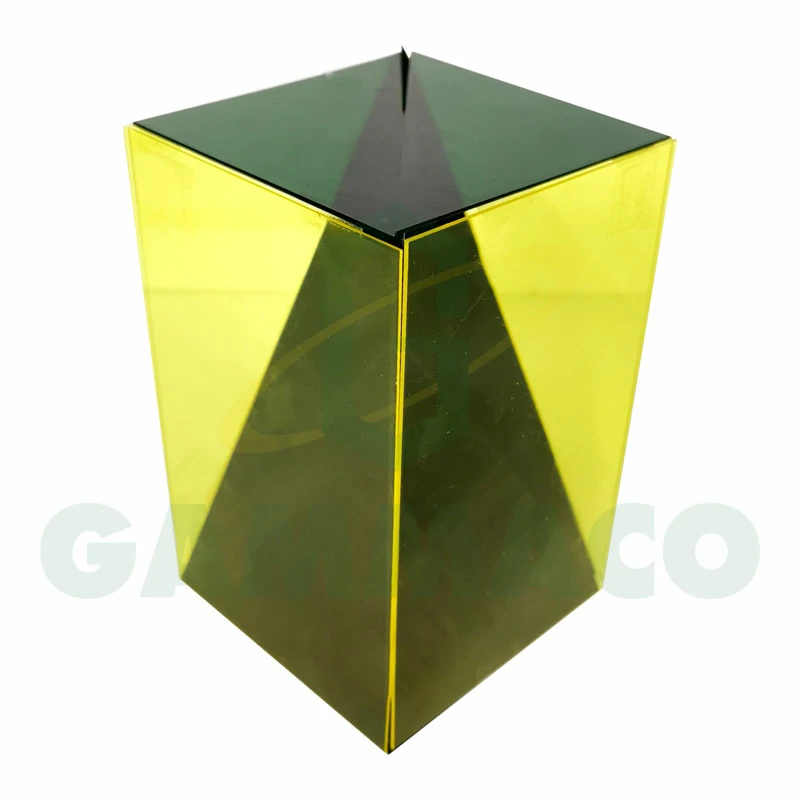 ปริซึมฐานสี่เหลี่ยมผ่าสาม (15ชิ้นต่อชุด) - พลาสติก