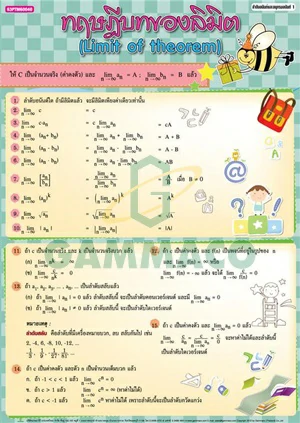 โปสเตอร์กลอสซี่ เรื่องลำดับอนันต์ 1 (ทฤษฏีบทของลิมิต)