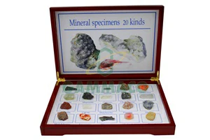 ตัวอย่างแร่ 20 ตัวอย่าง (ก้อนใหญ่)